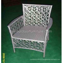 Outdoor Steel PE Rattan Mesh Chair